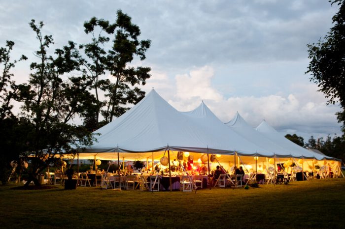 tented wedding